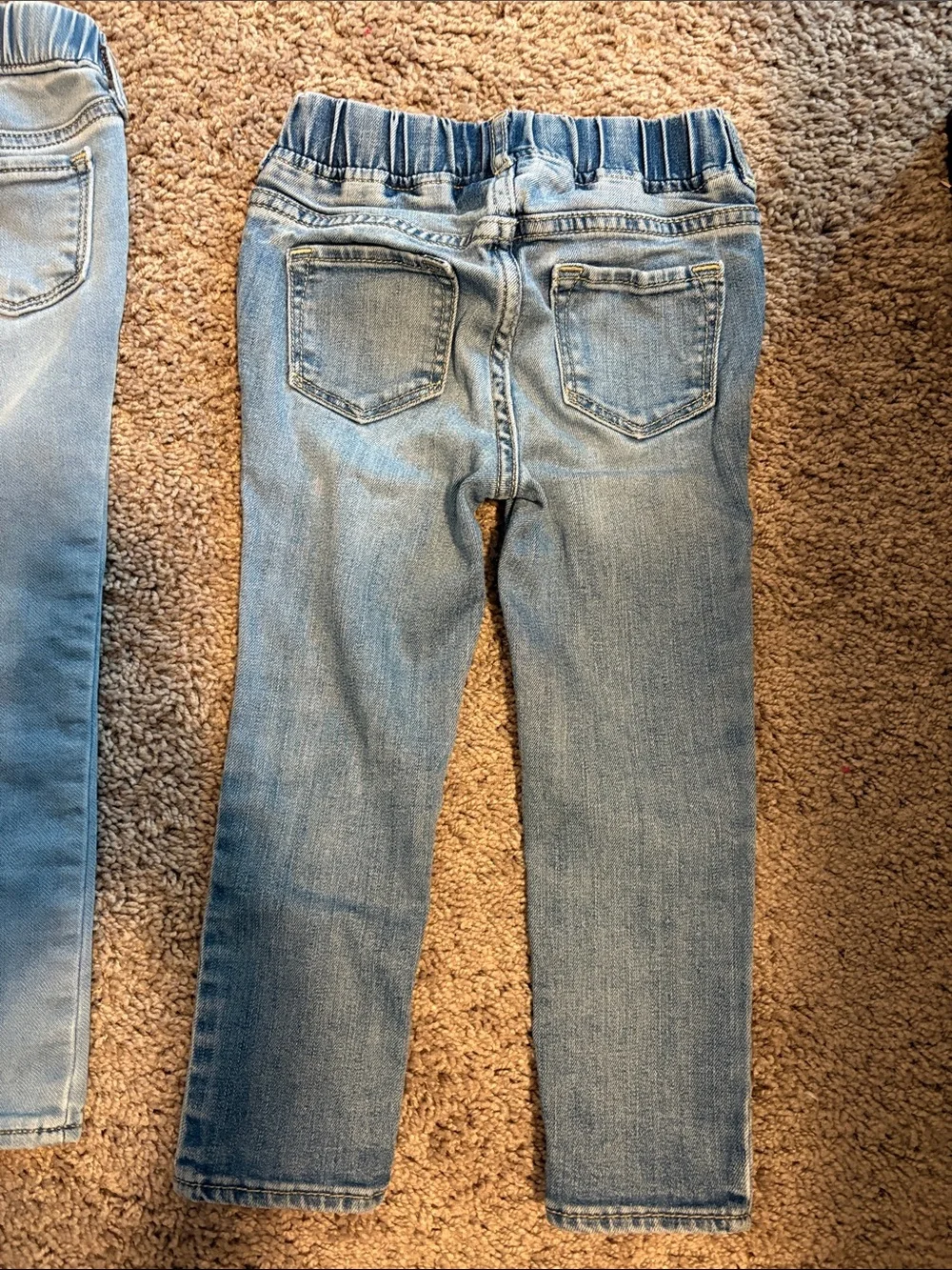 GAP Kids Light Blue Denim Jeans Pair - Elastic Waist Skinny Jeans